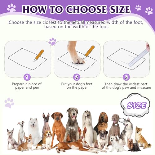 Fishoaky GH025 Dog Shoes, Fishoaky Dog Shoes For Large Dogs, Mesh Breathable Dog Boots & Paw Protectors thumb #4