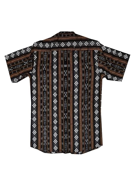 Image of Odisha Handloom 100% Pure Cotton unstitched Sambalpuri Pasapali Shirt fabric for Men /Boys Odisha Traditional kurta Soft & Breathable Natural Cotton fabric