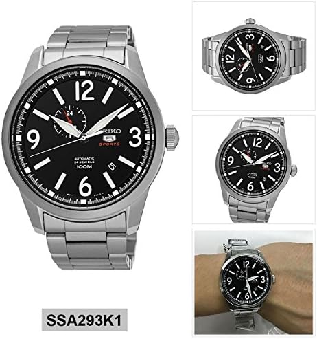 Seiko Neo Sports Montre Homme Analogique Automatique avec Bracelet Acier  Inoxydable SSA293K1 : Amazon.fr: Montres
