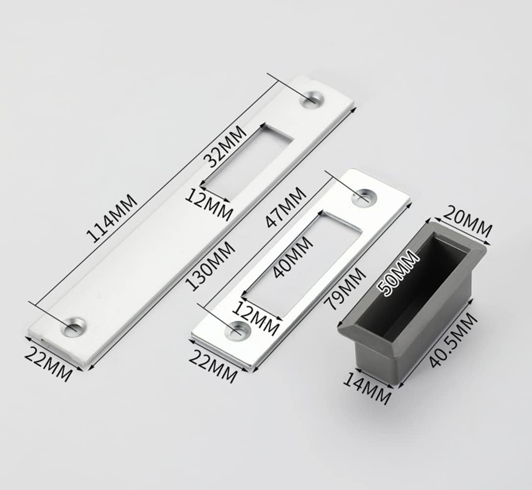 Storefront ドアほぞ穴ロック シリンダー デッドボルトキット ドアロック交換部品 ガラスフレーム入りセントラルドアロック