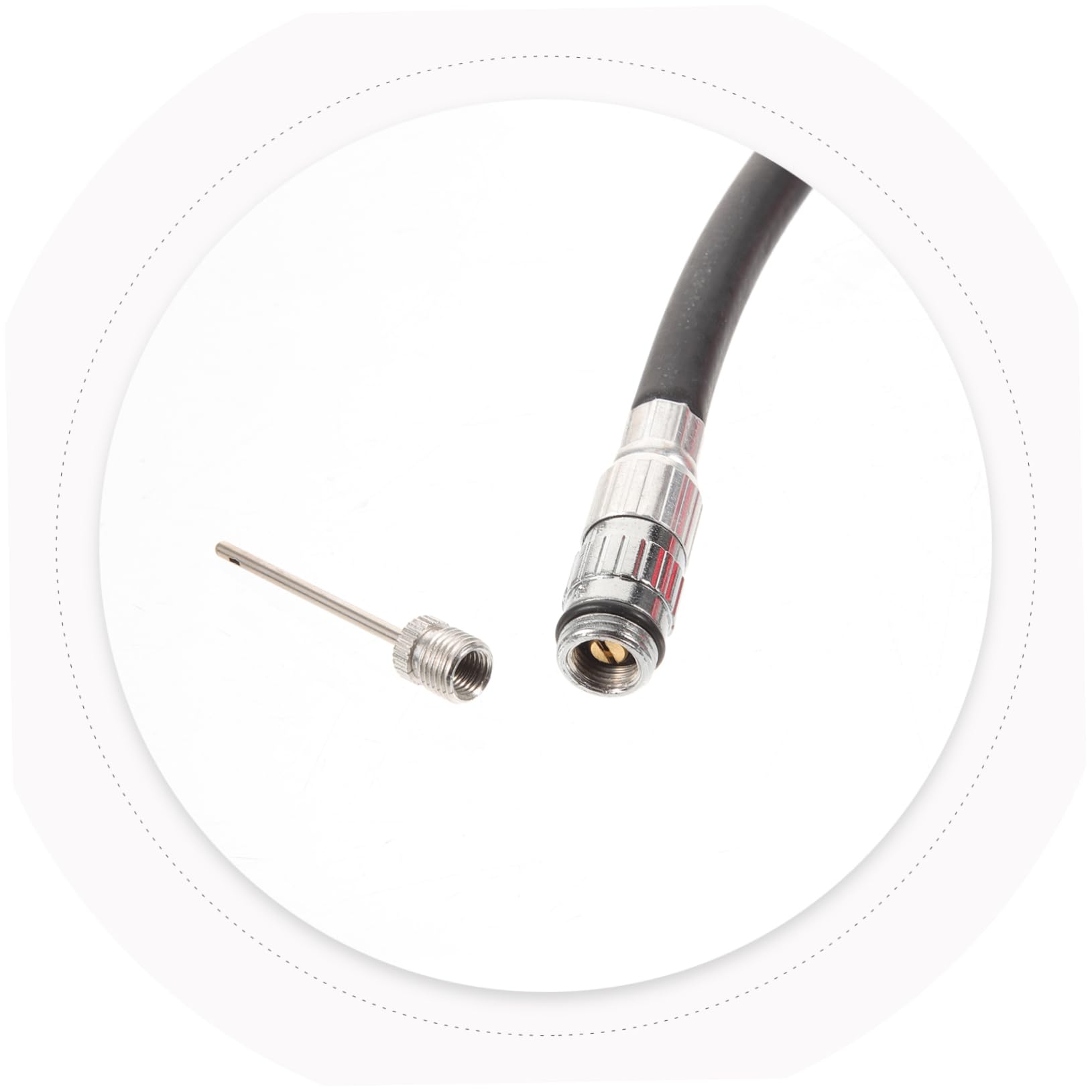 BESPORTBLE Bike Tire Pump Portable Inflatable Hand Air Pump Digital Display High Pressure Inflator for Road and Sports Easy to Carry and Use Design