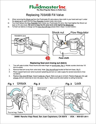 Fluidmaster Iuyehduh 703Ap4 Specialty Toilet Fill Valve For Glacier Bay And Niagara Conservation Flapperless Toilets 2 Pack #TOP5