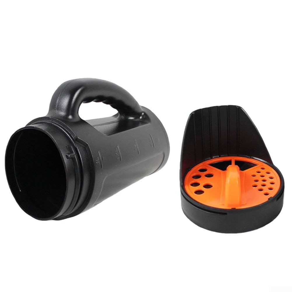 Épandeur de jardin multifonctionnel et épandeur de sel pour plantation neige glace fonte avec pelle carrée Matériau ABS Design ergonomique portable pelouse légumes Di