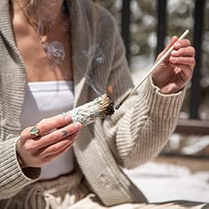 Smudgekitrefillwhitesagepalosantoforsmudginghealingsmokecleansingmeditatingincensesagepalorefill Urban Country Home Decor Smudge kit refill white sage palo santo for smudging healing smoke cleansing meditating incense sage palo refill urban country home decor