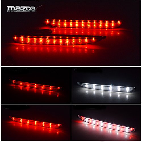 Bslighting Mazda3 Led Rear Bumper Reflector Brake Reverse Light Mazda 3 Mazdaspeed3 Axela #TOP3