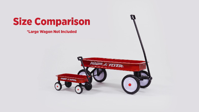 Radio Flyer Mi Primer vagón, vagón de Juguete Rojo, para niños de