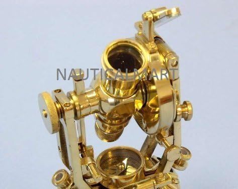 10" Nautical Solid Brass Theodolite by Nauticalmart