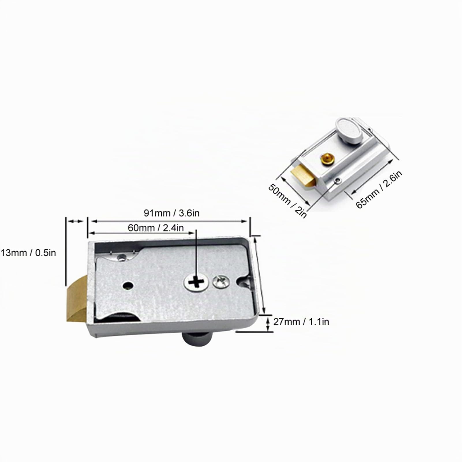 Cerradura de Combinación Mecánica, Aleación de Zinc Cerradura de Código Mecánico,Aleación de Zinc de Código sin Llave con Código Numérico Cerradura para el Hogar, Oficina, Exterior
