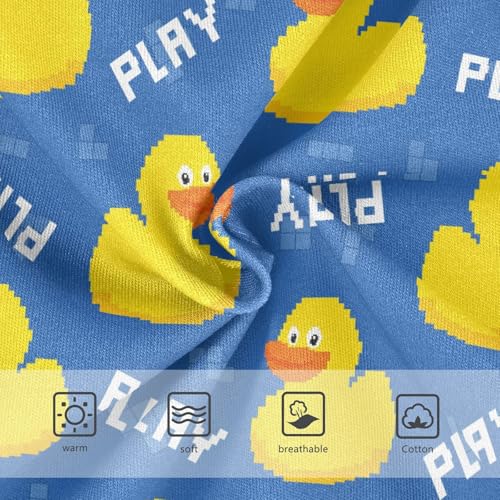 Little Girl Underwear Toddler Panties Kids Undies Yellow Duck Cartoon Soft Cotton Briefs 2T-8Y3