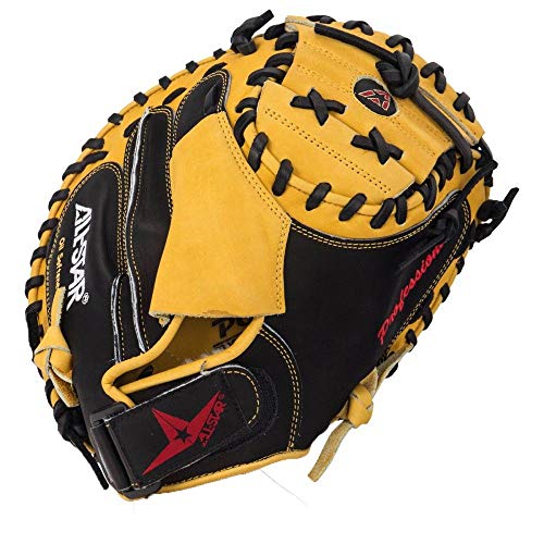 All-Star Cm3100Sbtbk/Tn33.5 Pro Advanced Catching Mitt/Rht Bk/Tn 33.5 #TOP1