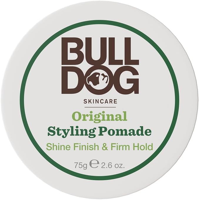 BULLDOG SKINCARE - Original Hair Styling Pomade For Men | Shine Finish and Firm Hold | 75 g