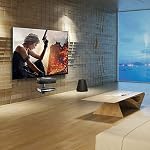 suptek Speaker Mount, Floating Glass Shelf Wall Mount Bracket for DVD Players/Cable Boxes/Games Consoles/TV Accessories, 2 Shelves, Black CS202 - Image 2