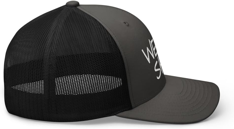 NG Well Shit Curved Bill Trucker Hat Mid Crown Adjustable Cap