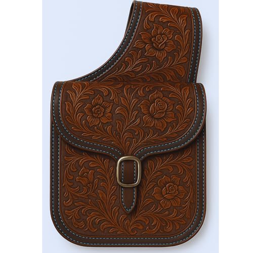 Alice International Premium Reitsatteltasche – stilvoll und funktional, organisieren Sie Ihre Ausrüstung mit Stil, Pferde-Satteltasche, geschnitzt, Ausrüstungsgröße: 25,4 cm L x 25,4 cm B x 8,9 cm T