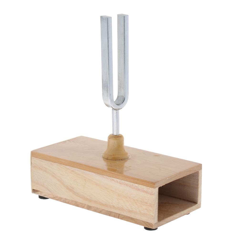 440 Hz Resonanzbox aus Holz mit Stimmgabel, akustisches Werkzeug