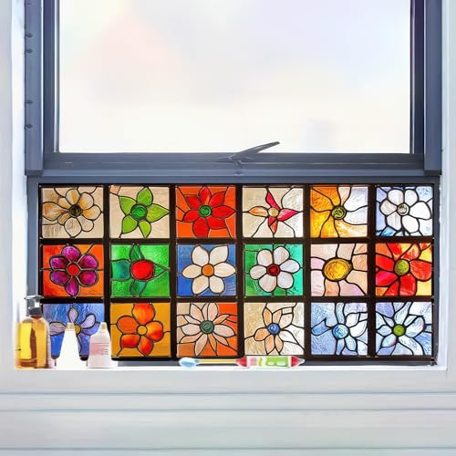 Película decorativa para ventanas BlissYard 39.3×17.7 pulgadas miniatura 3