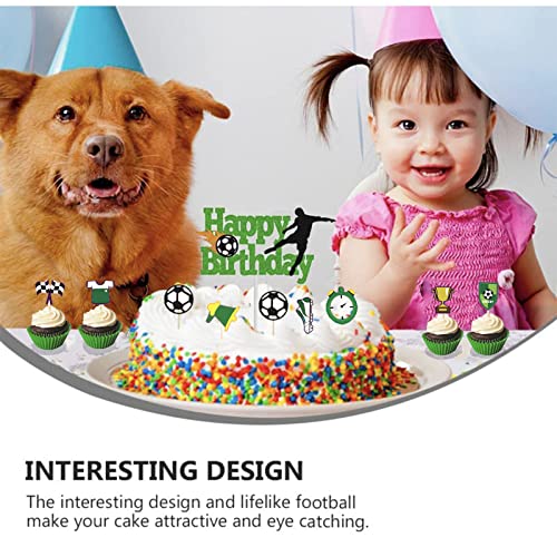 Basetousual Torta Decor per Feste di Calcio,25