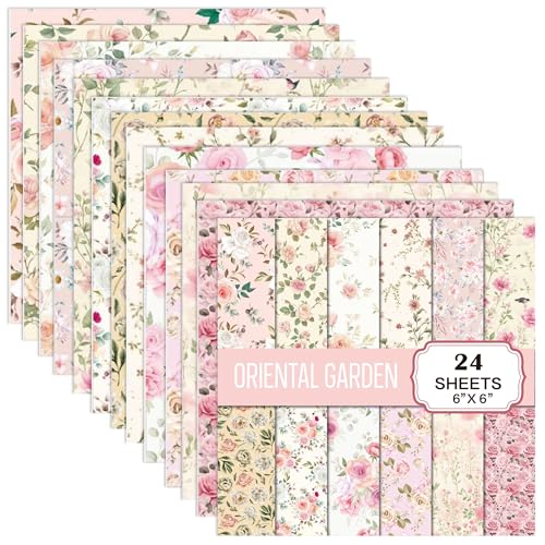 Papier scrapbooking unilatéral rose 15 cm pour éviter le gaspillage