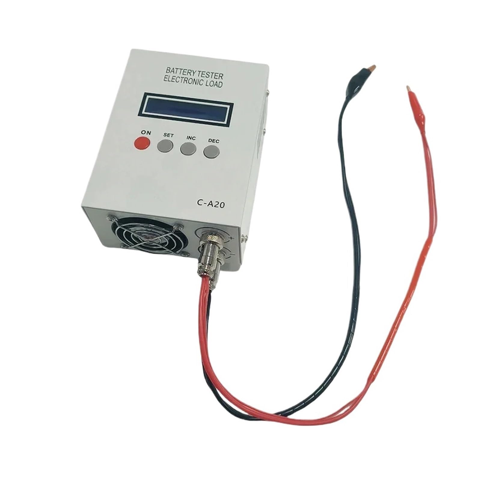 Comprobador de batería C-A20, 30 V, 20 A, detector capacidad for baterías plomo-ácido litio, medidor carga y descarga 5 A Alta precisión