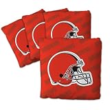 YouTheFan NFL Cleveland Browns Set of 4 Cornhole Bags