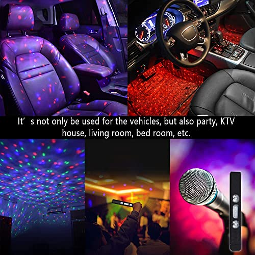 1797 Car Interior Lights Led Wireless Rgb Usb Automotive Neon Accent Light Kits Inside Starlight Remote Control Music Sound Sync Strip Rechargeable 12V Pack Of 4 #TOP7