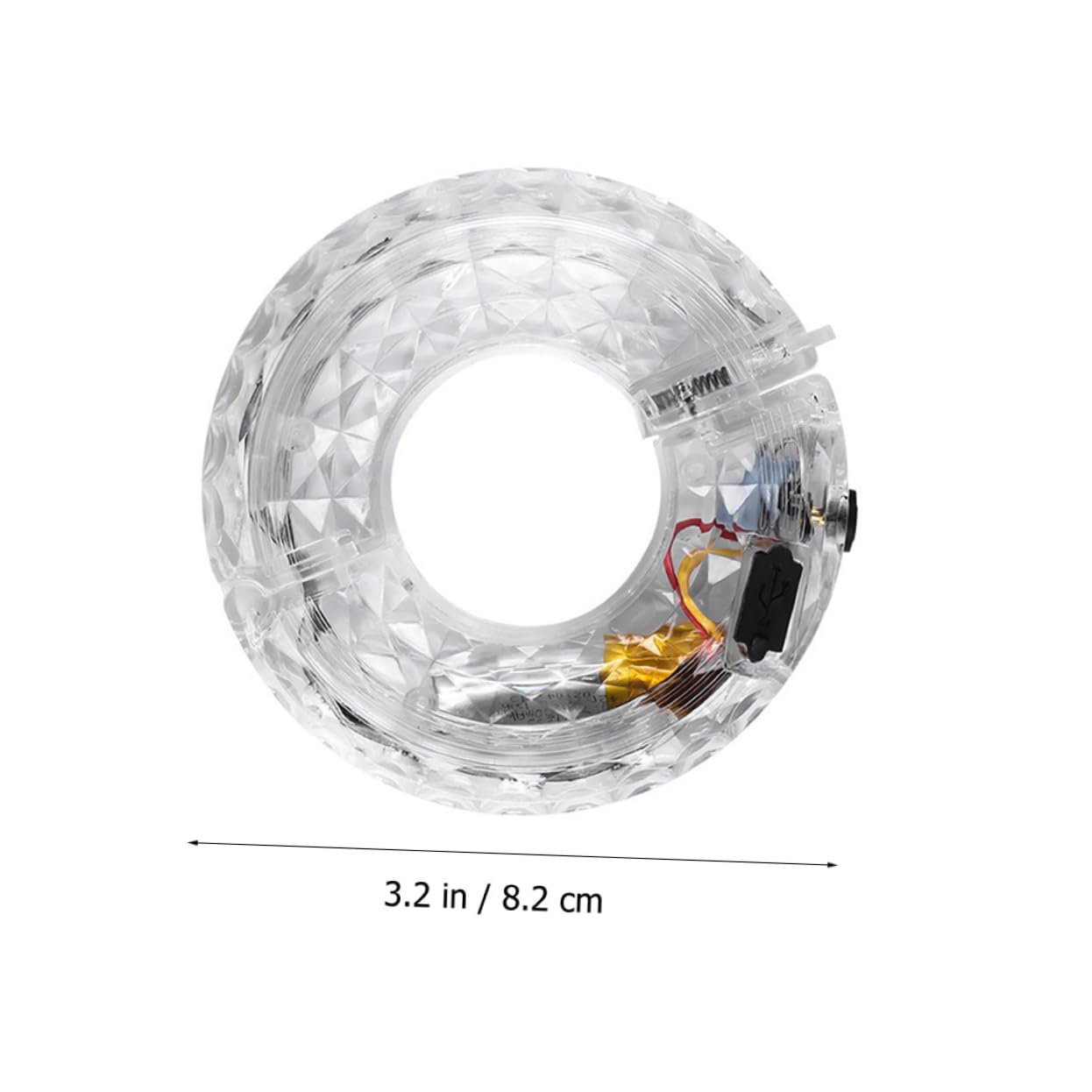 YARNOW 3pezzi per Ruote LED Ricaricabile USB e Resistente Urti Accessorio per Ciclisti Creativi e Sportivi per e