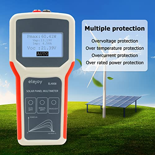 Multimètre panneau photovoltaïque EL400B testeur MPPT