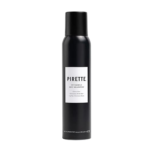 PIRETTE Champú seco invisible, cuidado del cabello inspirado en la playa para mujeres, aerosoles transparentes sin residuos, notas de coco fresco,