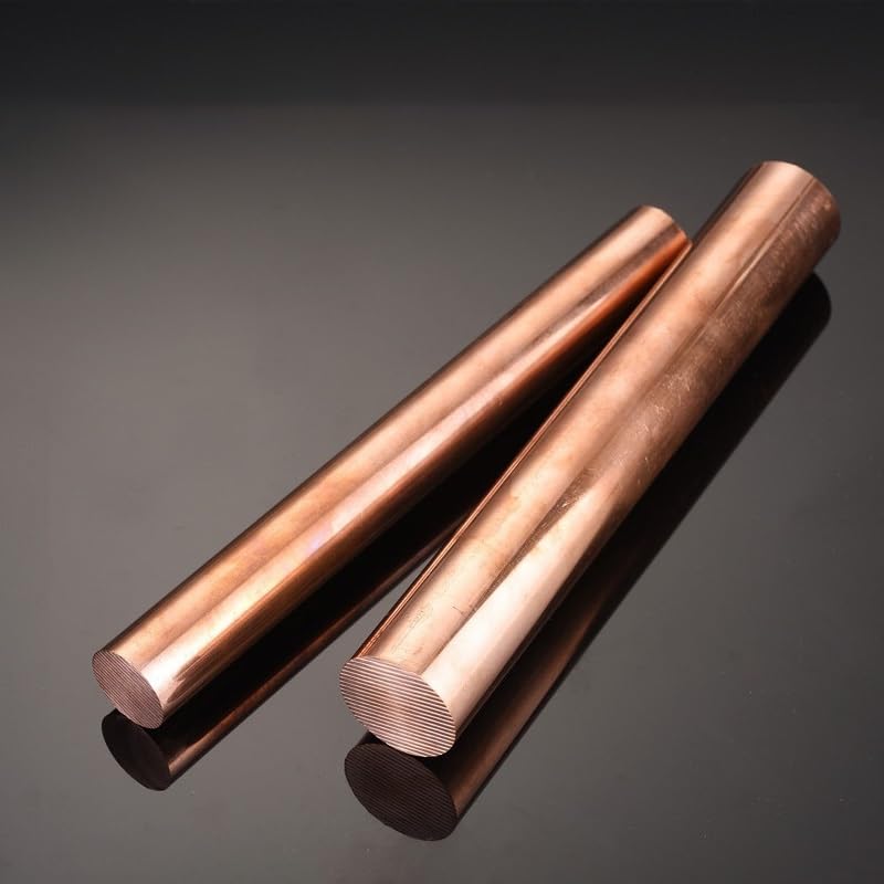 Générique T2 Pure Barres de cuivre, Diamètre 10mm-80mm, Longueur 200mm, Pureté du cuivre, Barre Ronde en cuivre(20mm*200mm)