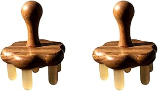 LALAFINA Hair Washing Brush 2pcs Acupoint Care Wide Static Scalp Massage Massager Horn for Anti- Handheld Point Deep Relax Comb Anti-static Muscle Growth& Tooth Brush Scraping Dandruff Massage Tool