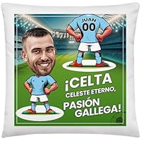 Kembilove Cojín Personalizado HALA Madrid con Caricatura |