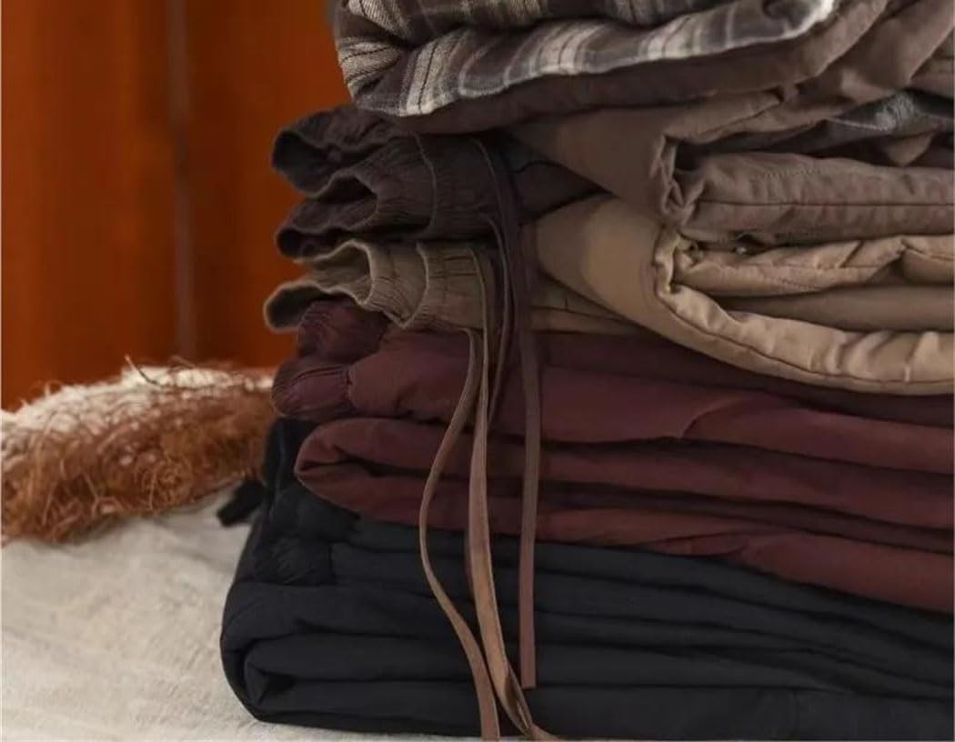 Women's Winter Padded Pants Casual Elastic Waist Thickened Thermal Insulated Trousers for Everyday Warmth