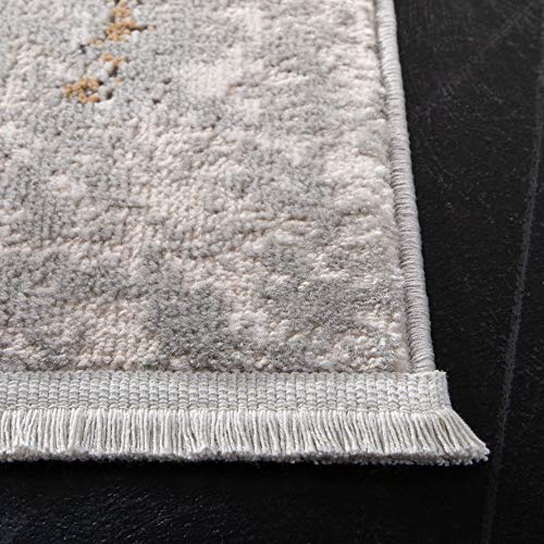 Tapete SAFAVIEH Shivan 66x122 cm Gris y Dorado miniatura 3