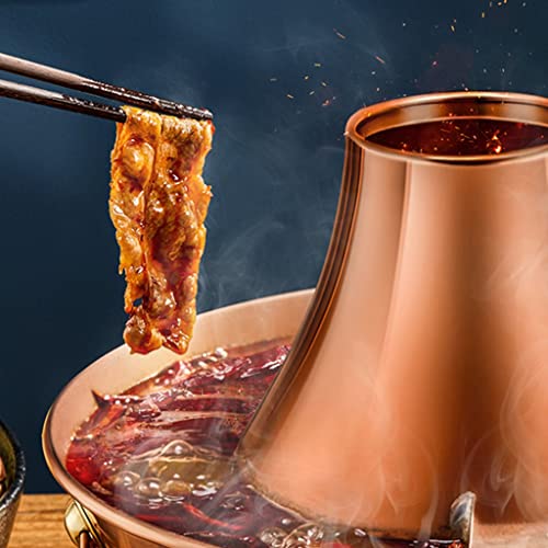 Olla de Cobre para Hot Pot 28 cm miniatura 4