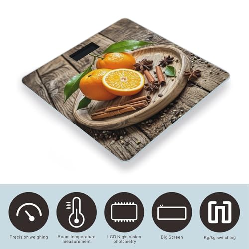 Báscula Digital de Baño Oranges and Spices con Plataforma Amplia miniatura 3