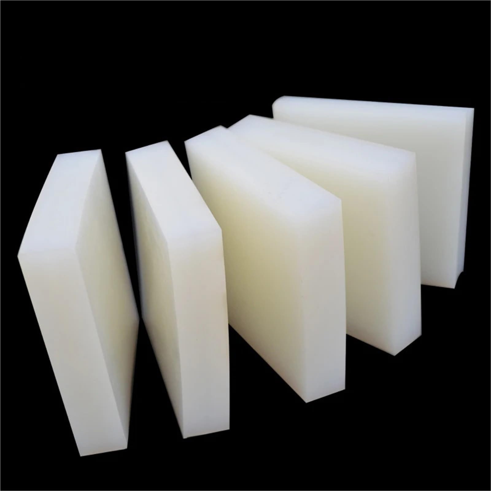 Blocco in gomma siliconica for assorbimento degli urti - Blocco in silicone quadrato bianco for guarnizioni automobilistiche - 1 pezzo(200x200x10mm)