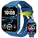 Tzzulsx Kids Smart Watch with 18 Educational Games, Sleep Tracker & Camera - 1.83 Inch Touch Screen Fitness Tracker with Pedometer, Alarm, Flashlight for Boys and Girls