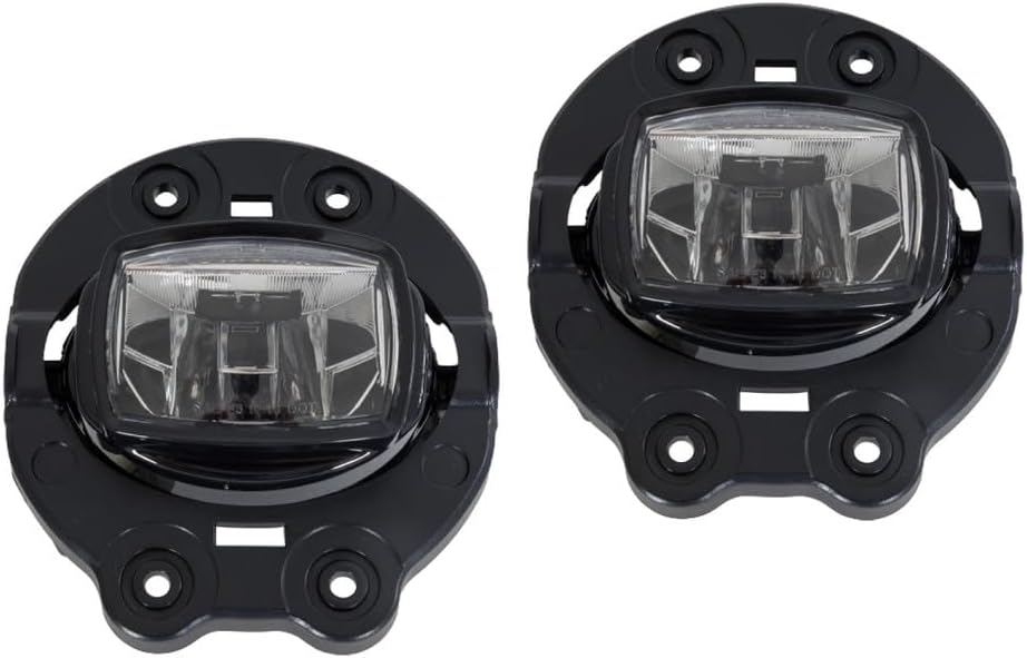 KarParts360 For Jeep Cherokee 2019 2020 2021 Fog Lights Driver and Passenger Side | Pair | With Bulbs | LED | Replacement For CH2592163 | 68466265AC