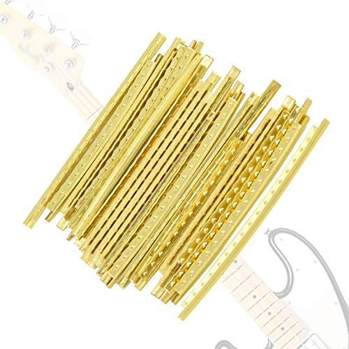 High Strength Brass Durable Fingerboard Fret Wire, Electric Guitar Fret Wire, 24Pcs/Set Anti Corrosion For Guitar Enthusiasts Professionals #TOP4