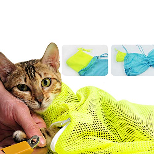 最安値｜猫用 ネット みのむし袋 洗濯キャットバッグ 保定袋 メッシュ 