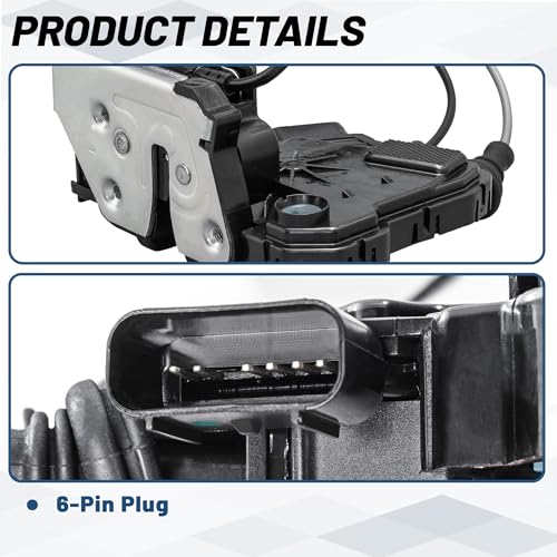 Image of KELOKE Door Latch Lock Actuator Compatible with Hyundai Elantra 2011 2012 2013 2014 2015 2016, Front Left Driver Side, Replace# 813103X010 SM2538