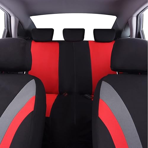 Miniatura 4 de CAR PASS Line Rider - Funda de asiento de automóvil de ajuste universal, 100% transpirable, con esponja compuesta de 0.197 in en el interior,