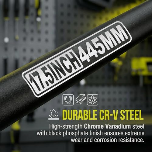 Image of 1 /2 inch Drive Impact Extension Bar, 17.5 Inch Length Socket Extension, CR-V Steel, Narrow and Deep Areas in Automobile Maintenance, Mechanical Assembly or Industrial Operations