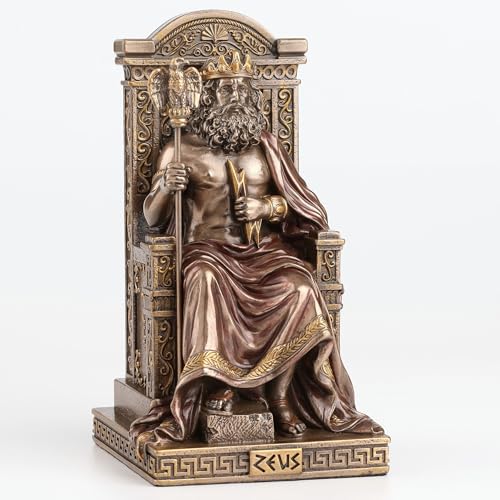 Estatua de Zeus 15.56 cm Diseño Veronese miniatura 3