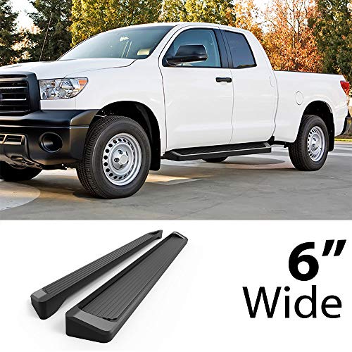 Estribos APS estilo Black Running para Toyota Tundra miniatura 2