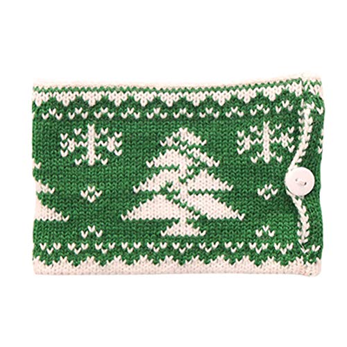 BESTOYARD Christmas Knitted Wool Cup Coffee Mug Cup Set Cozy Christmas Cup Set Christmas Decoration(Christmas Tree) 1pcs
