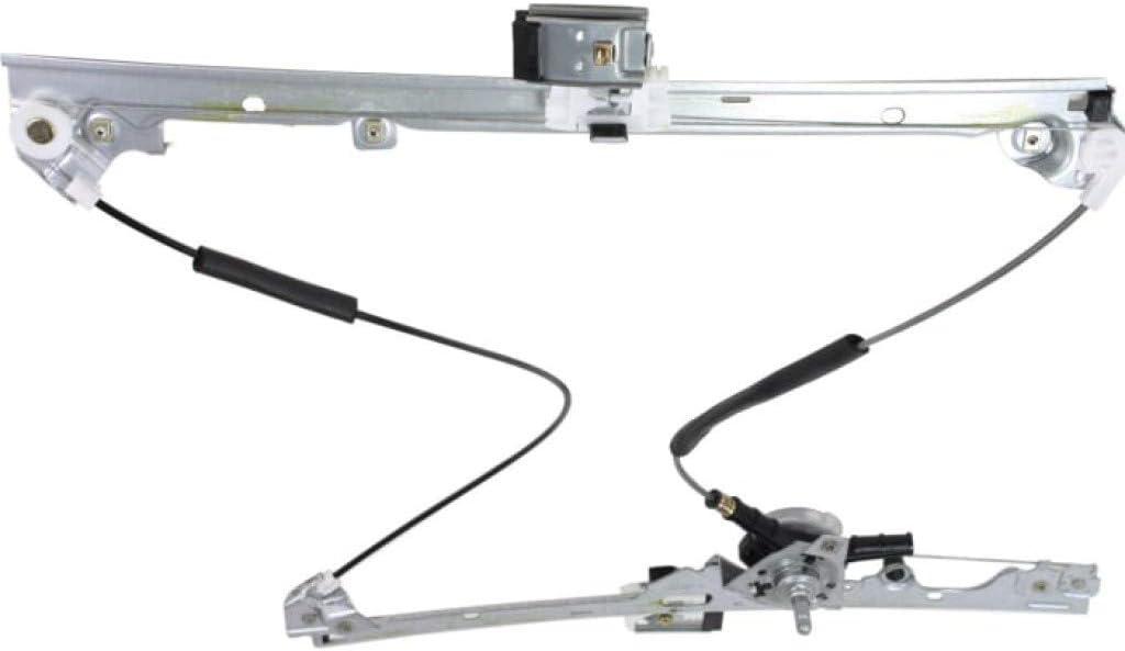 KarParts360 for Chevy Silverado 1500/2500 / 3500 Front Window Regulator 1999-2006 Driver Side | Manual Crank Type | Includes 2007 Classic | GM1350109 | 15871124