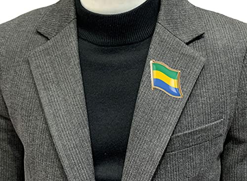 Image of vmcoatdu Country Flag Pin Badge International Travel Brooch Metal Alloy Souvenir Pin for Hat Clothes Backpack