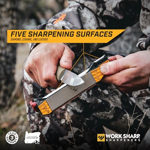 Work Sharp Guided Field Sharpener Elite with case, Travel Knife Sharpener Tool by WORK SHARP - Image 4