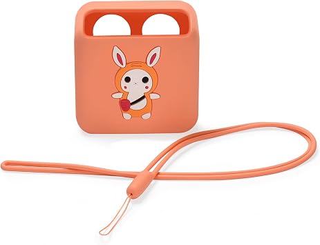 YOTO Mini Audio Player Carrying Sleeve Easy Silica Gel Carrying Case for Yoto Mini Travel for Kids, Orange